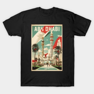 Abu Dhabi United Arab Emirates Vintage Travel Tourism T-Shirt